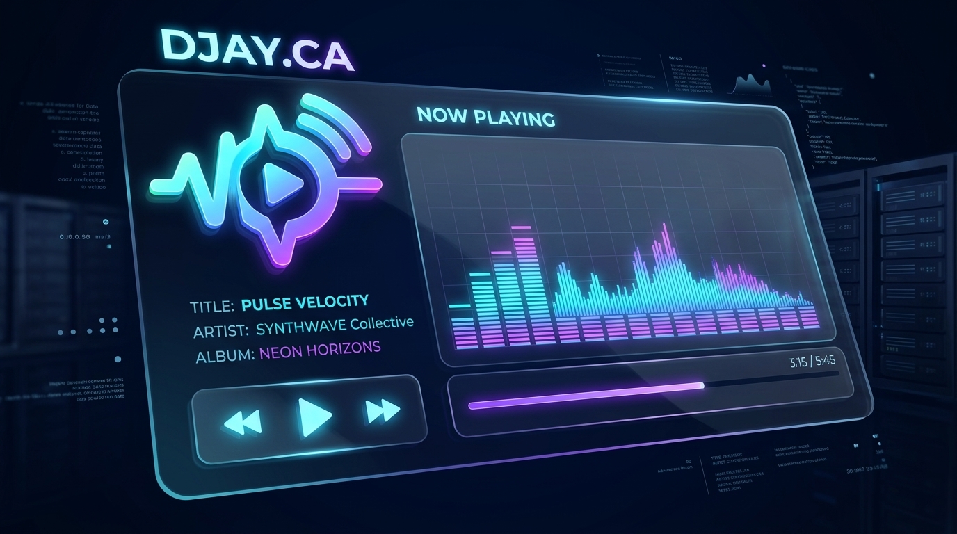Now Playing: DJAY.ca Unveils Real-Time Song Metadata Streaming & Mobile Track Tooltips Across 35,000+ Radio Stations